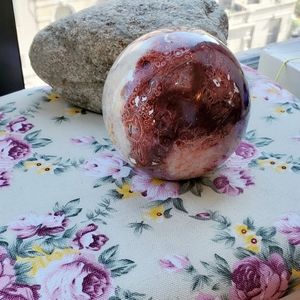 Decorative stone orb/paper Weight